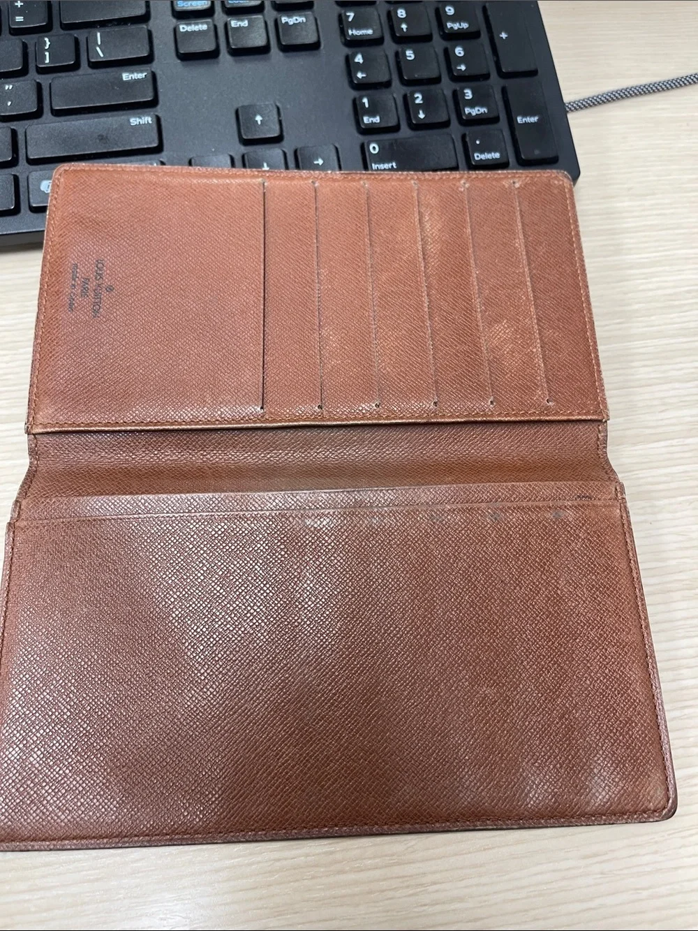 Louis Vuitton Vintage Monogram Card /Passport Holder EUC With COA